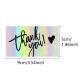 50 Sheetspack Laser Holographic Gift Card Greeting Card Gift