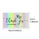 50 Sheetspack Laser Holographic Gift Card Greeting Card Gift