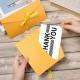Gift Packaging 50 SheetsPack Simple Black Thank You Cards