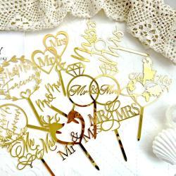Love Wedding Proposal Acrylic Cake Insertion