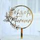Love Wedding Proposal Acrylic Cake Insertion