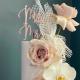 Love Wedding Proposal Acrylic Cake Insertion