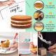 1 Set 11in Rotating Cake Turntable 108Pcs Cake Decorating Supplies Kit Revolving Cake Table Stand Base Baking Tools