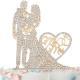 Bride And New Love Wedding Cake Insert