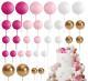 32 Pcsset Colorful Foam Ball Birthday Cake Decoration Multi-style Plug-in