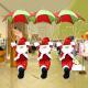 Parachute Santa Ornament Decoration Doll Santa Xmas Tree Ornament For Home Holiday Party Windows Doors