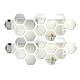 24PCS Hexagon Mirror Wall Stickers Acrylic Sticker Decoration For Home Living Room Bedroom Decor