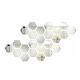 24PCS Hexagon Mirror Wall Stickers Acrylic Sticker Decoration For Home Living Room Bedroom Decor
