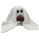 Ghost With Pumpkin Pillow Cute PP Cotton Stuffed Ghost Throw Pillow For Festive Party Haunted House Decor