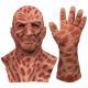 Horror Grimace Mask Gloves Halloween Party Performance Props