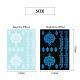 Glow In The Dark Henna Tattoo Stickers  Intricate Lace Hand & Arm Designs For Halloween Christmas Parties  Light Up Your Party