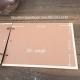 Vintage Copper Ring-Bound Wedding Guest Book