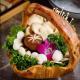Natural Root Carving Wooden Handmade Fruit Basket