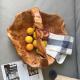 Natural Root Carving Wooden Handmade Fruit Basket