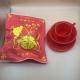 Disposable wedding tableware-bowl + plate + cup + spoon-red-1 set - Option1