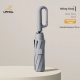 Ring buckle automatic umbrella-10 bones-beige white-glass fiber + paint iron frame-1 - Option1