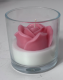 Two-color rose aroma cup-pink-random aroma-mixed wax-1 cup - Option1