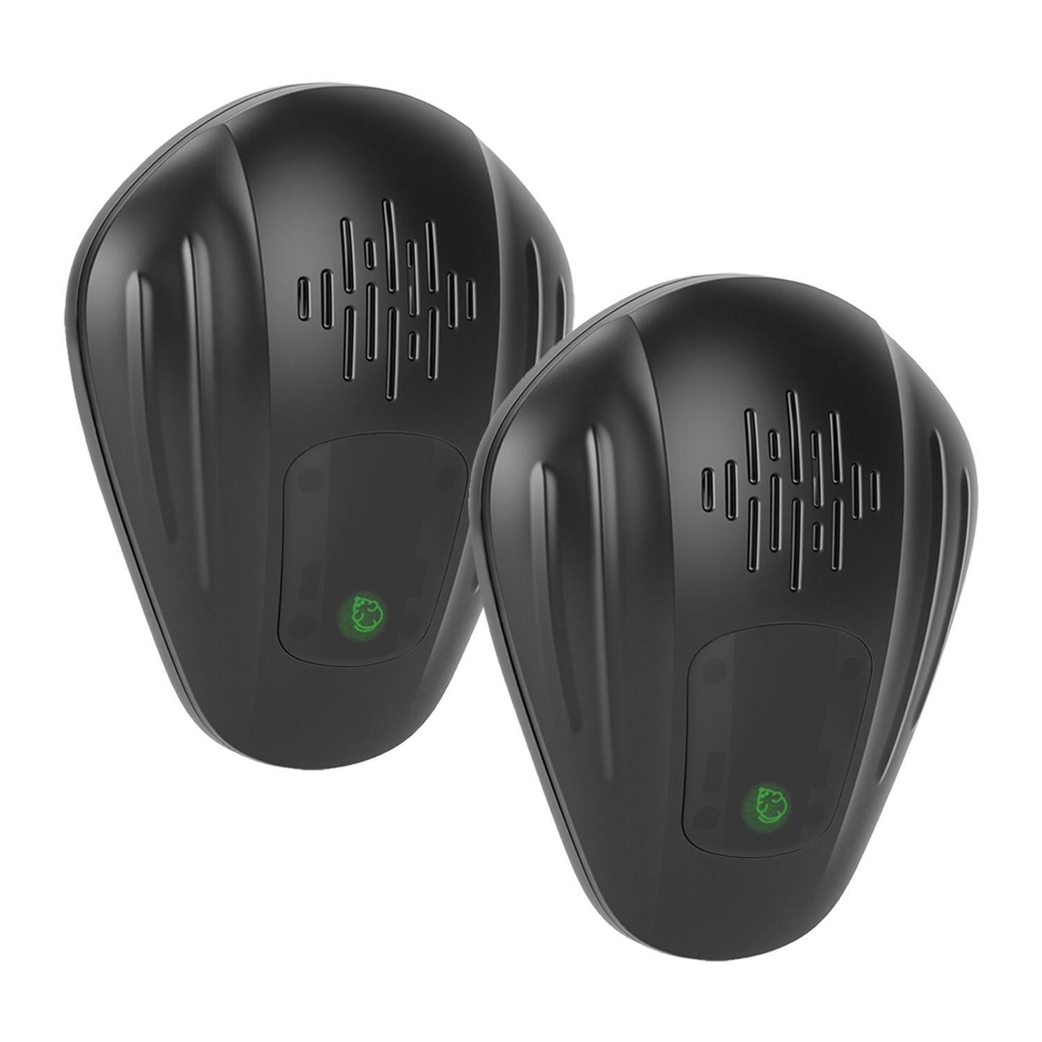 2 Pack Pest Control Device For Mosquitoes Cockroaches Rats Plug In Ultrasonic Insect Repellent Indoor For Bedroom Garage Warehouse Office