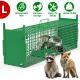 Live Animal Cage Trap For Animals Humane Galvanized Iron Trap Cage For Raccoons Armadillos Foxes Opossums Muskrats Beavers 26in 32in 40in Size Options Green