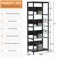 4-Tier Glass Display Shelf With RGB Lights, LED Lighted Curio Cabinet With Adjustable Storage Box & Hooks, Metal Frame Standing Shelf For Collectibles, Plants, Books, Living Room, Bedroom, Office