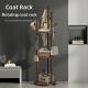 Simple Rotating Coat And Hat Rack For Home Use
