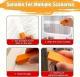 Stainless Steel Decontamination Scratch Eraser,Magical Rust Eraser Stainless Steel Stain Remover, Rubber Rust Cleaning Eraser For Kitchen, Bathroom, Household Orange Colour