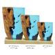Solid Wood And Resin Ornament Diver Duo Ocean-themed With A Cozy Ambiance