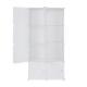 Deepened 4-layer 8-compartment Cube-shaped Wardrobe With 1 Hanging Rod, Plastic And Steel Wire, 72x47x142cm, Natural White Door, Natural White Cabinet Body, N001, Freely Assembled, DIY Style.