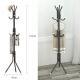 Coat Stand CoatHatJacketUmbrella Floor Standing Rack Clothes Hanger  Hooks