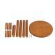Wooden Coat Stand, Coat Rack Tree 8 Hooks, Hallway Clothes Jacket Hat Hanger