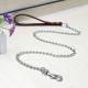 Dog Traction Iron Chain PU Handle Metal Chain