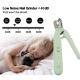2 In 1 Pet Nail Clippers With Led Light Dog Cat Special Blood Line Scissors Multifunction Animals Paw Nail Trimmer Pet Supplies