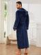 Fashion Mens Flannel Bathrobe Pajamas Women