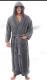 Warm Mens Plus Size Thick Hooded Long Sleeve Nightgown