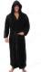 Warm Mens Plus Size Thick Hooded Long Sleeve Nightgown