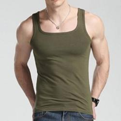 Mens Square Collar Vest