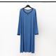 Long Below The Knee Soft Draping Bathrobe Mens Pajamas