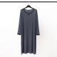 Long Below The Knee Soft Draping Bathrobe Mens Pajamas
