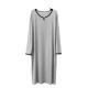 Long Below The Knee Soft Draping Bathrobe Mens Pajamas