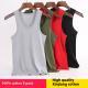 Mens Vest Cotton Slim Fit Sports Bottoming Shirt Breathable Stretch Underwear