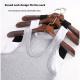 Mens Vest Cotton Slim Fit Sports Bottoming Shirt Breathable Stretch Underwear