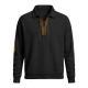 Mens Fashion Solid-Color Long-Sleeve Loose-Fit Sweatshirt