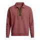 Mens Fashion Solid-Color Long-Sleeve Loose-Fit Sweatshirt
