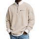 Mens Sports Zip-Up Long-Sleeve Sweatshirt