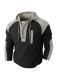 Mens Drawstring Hoodie Waffle-Weave Sweatshirt