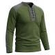 Mens Color-Block Long-Sleeve Sports Sweatshirt
