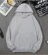 Loose-fitting Versatile Drawstring Casual Hooded Sweatshirt For Fall And Winter