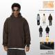 Mens Relaxed American-Style Hooded Casual Sweatshirt