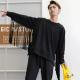 Unique Long-sleeved Crew Neck Sweatshirt With Long Tassels - A Versatile Runway Style
