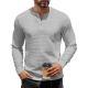 Mens Long-Sleeve Sweatshirt With Jacquard Small Plaid Pattern